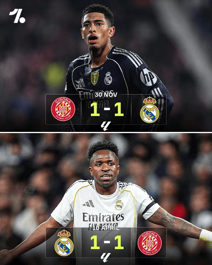 kaiyun-总共丢了4分!皇马本赛季两次对阵吉罗纳均1-1战平